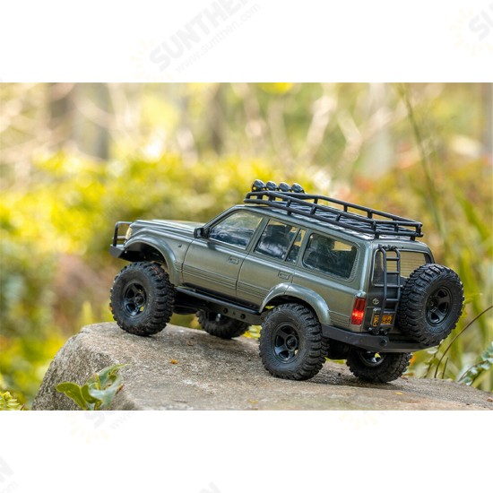 1/18 RC Car 2.4G Land Cruiser 80 For TOYOTA With Two Batteries Partly Waterproof RC Crawler Off Road RC Vehicle Models RTR Remote Control Car