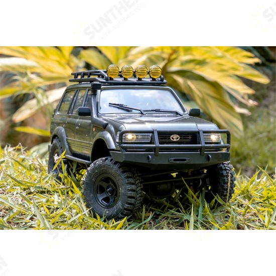 1/18 RC Car 2.4G Land Cruiser 80 For TOYOTA With Two Batteries Partly Waterproof RC Crawler Off Road RC Vehicle Models RTR Remote Control Car