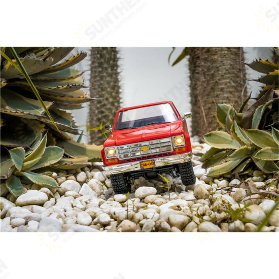 11808 K10 RTR 1/10 2.4G 4WD RC Car LED Light Off-Road Climbing Truck Crawler Vehicles Models Toys