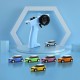 1/76 2.4G RWD Fully Proportional Mini RC Car LED Light Vehicles Model Kids Children Toys