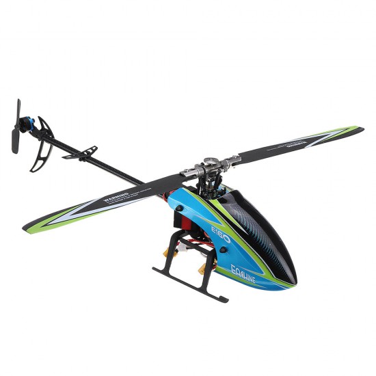 E160 V2 6CH Dual Brushless 3D6G System Flybarless RC Helicopter BNF Compatible with FUTABA' S-FHSS