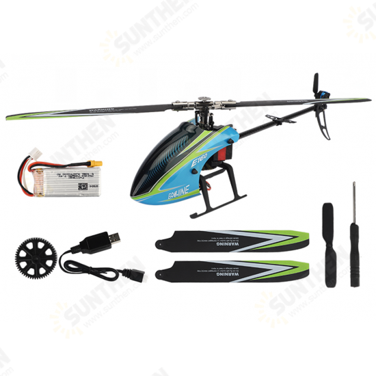 E160 V2 6CH Dual Brushless 3D6G System Flybarless RC Helicopter BNF Compatible with FUTABA' S-FHSS