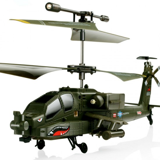 S109G 3.5CH Beast RC Helicopter RTF AH-64 Military Model Kids Toy