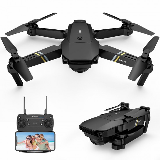 E58 PRO WIFI FPV With 120° FOV 1080P HD Camera Adjustment Angle High Hold Mode Foldable RC Drone Quadcopter RTF