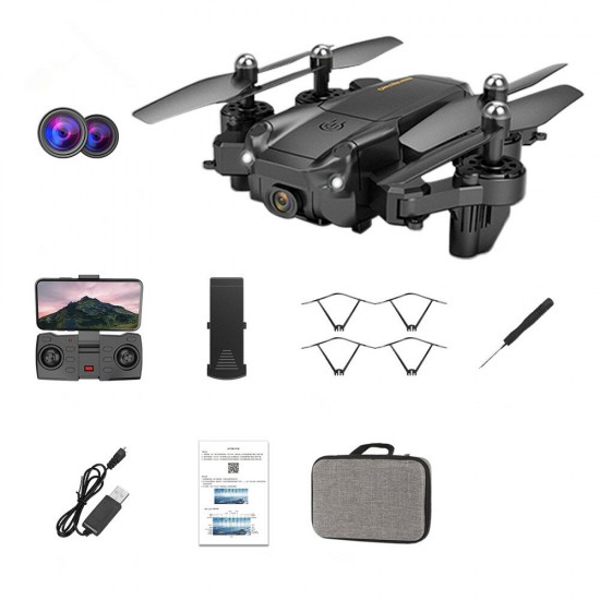 S27 2.4G Mini Drone with 4K Camera Air Pressure Altitude Hold Obstacle Avoidance Foldable RC Quadcopter RTF