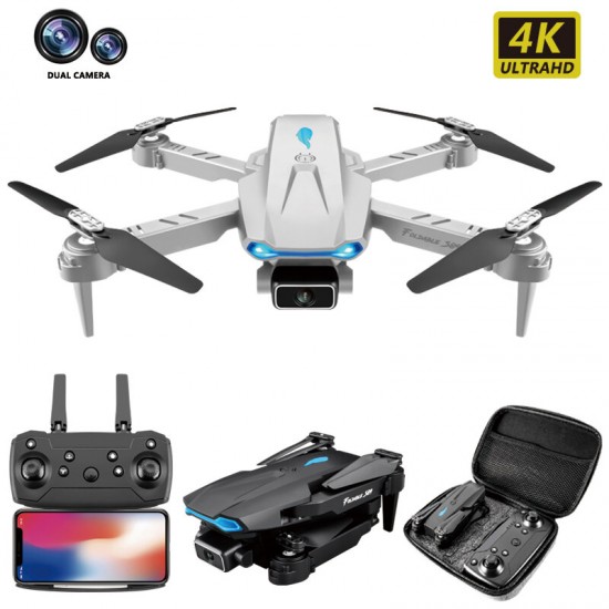 S89 WIFI FPV with 4K Dual Camera Air Pressure Altitude Hold Gravity Sensing Foldable RC Quadcopter RTF