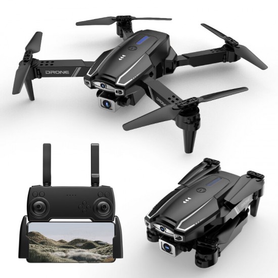 S2 Mini Drone WiFi FPV with 4K HD Camera Obstacle Avoidance Headless Mode Foldable RC Quadcopter RTF