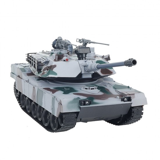 RBR/C M1A2 1/18 2.4G RC Tank Car Vehicle Models Battle Toy