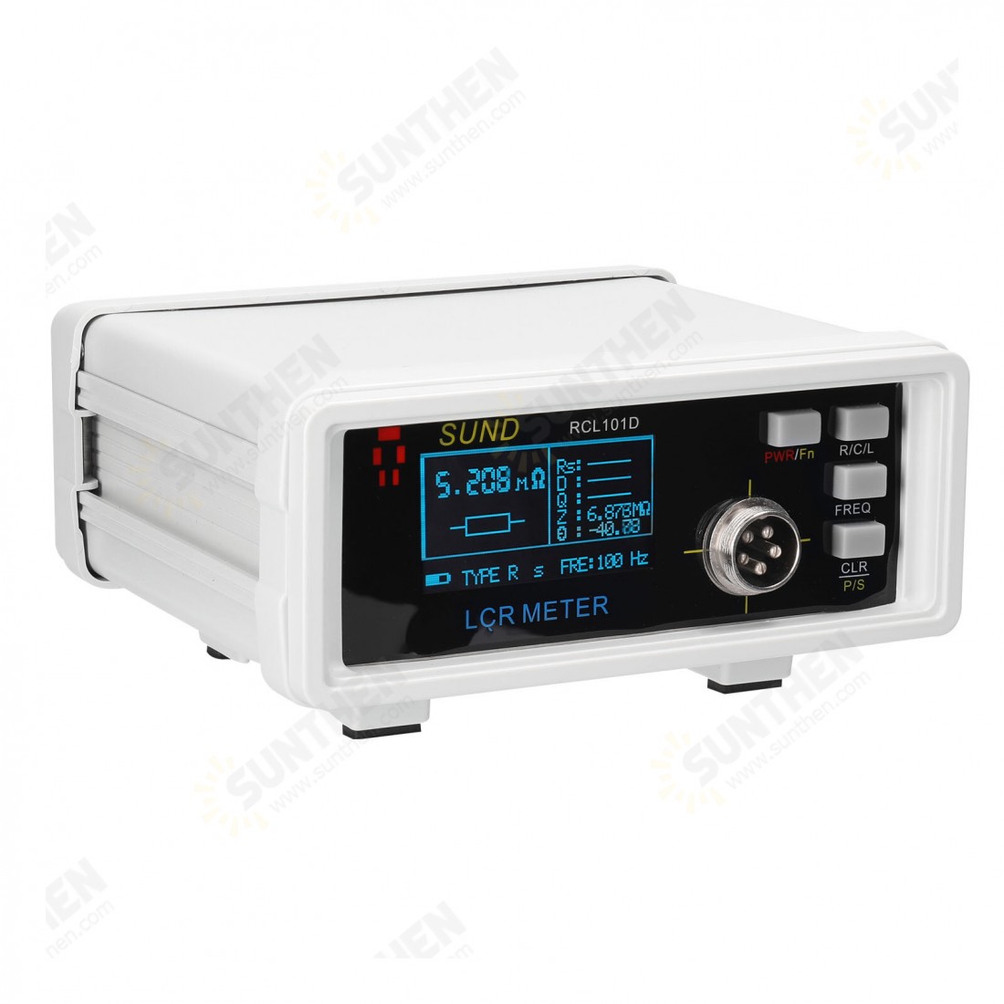 RCL101D 2.5Vrms Desktop Digital LCR Tester 100Hz/1kHz/10kHz Digital ...