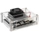 Jetson Nano Case Development Board Acrylic Transparent Shell Protective Case with Cooling Fan