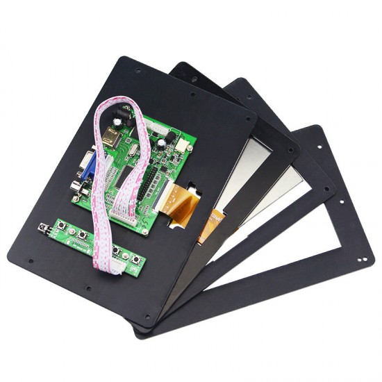 C1034 7 Inch Screen Split Style Acrylic Protect Cover fits C0960 for Raspberry Pi