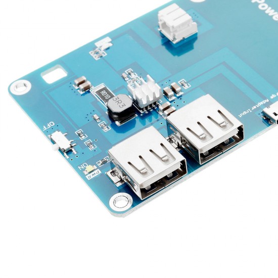 Powerpack V1.0 Lithium Battery Expansion Board For Cell Phone / Raspberry Pi 3 Model B / Pi 2B / B+