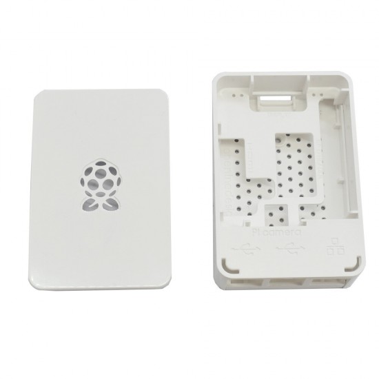 Updated Raspberry Pi ABS Case Black/White/Transparent Enclosure Box V4 for Raspberry Pi 4B