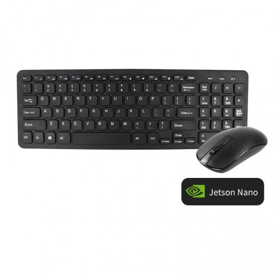 Wireless Keyboard and Mouse Set Compatible with Raspberry Pi and Jetson NANO