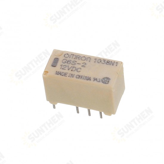 5Pcs G6S-2 5VDC 12VDC 24VDC Relay Module 2A 250VAC/DC220V 8PIN