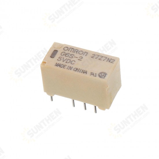 5Pcs G6S-2 5VDC 12VDC 24VDC Relay Module 2A 250VAC/DC220V 8PIN