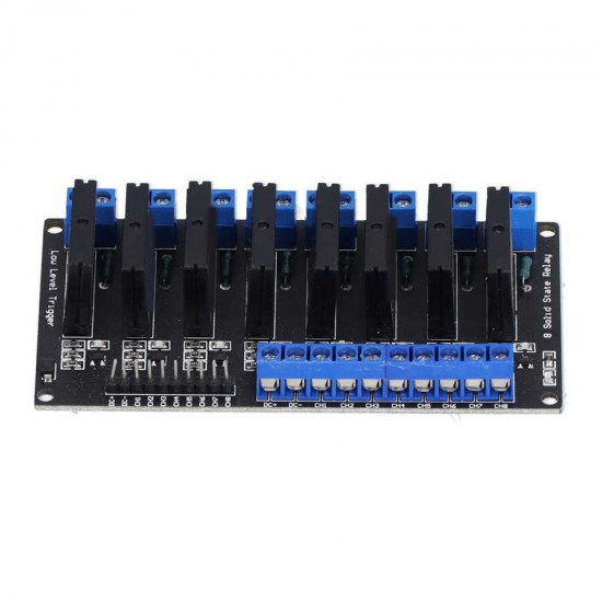 5V Relay 8 Channel SSR Low Level Solid State Relay Module 250V 2A with Fuse