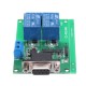 DC 12V 2 Channel RS232 Relay Module Board Remote Control USB PC UART COM Serial Ports for Smart Home