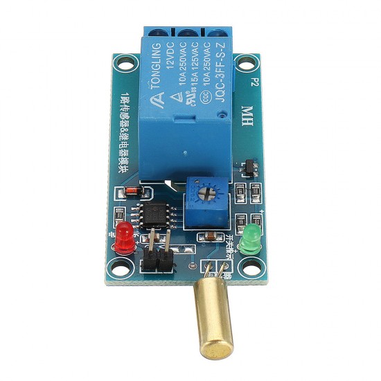 SW-520 Tilt Sensor Relay Module 12V Equipment Tilt Dump Protection Alarm Trigger Board