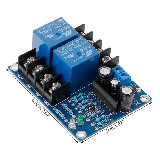 UPC1237 Dual Channel Speaker Protection Circuit Board DC 12-24V Boot Mute Delay Module