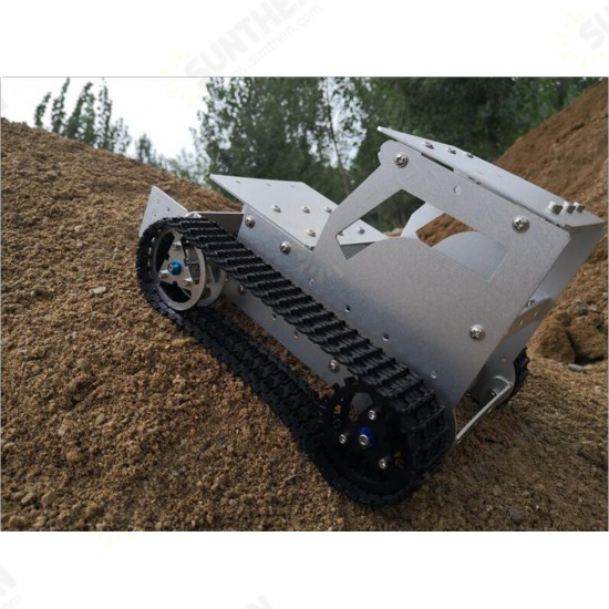 DIY C-3 Bulldozer Aluminous RC Robot Car Tank Chassis Base With Motor