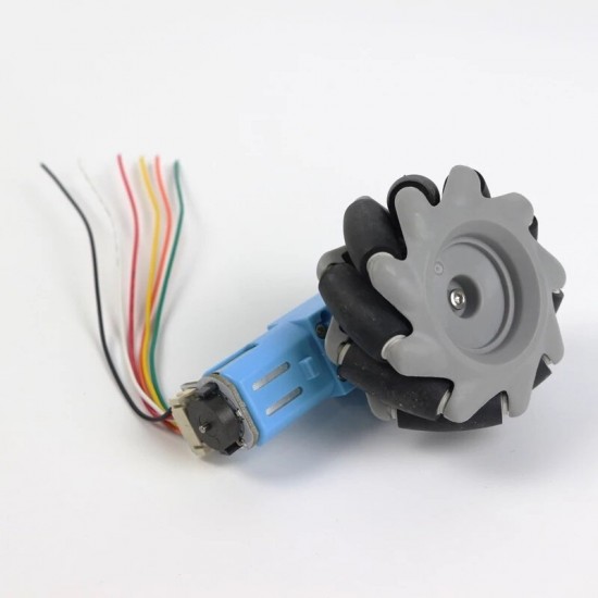 TT DC Gear Reduced Motor with Encoder for Smart Car Mecanum Wheel