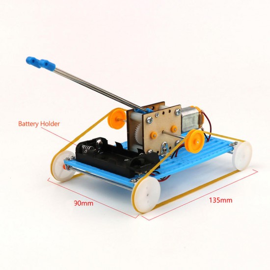 DIY Educational Electric Robot Tank Scientific Invention Toys