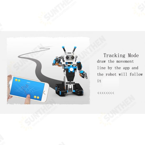 DIY Block Building RC Robot Stick / App Control Progarmmable Robot Toy