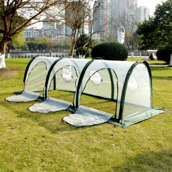 200x100x100cm PVC Garden Greenhouse Cover Waterproof Protects Plants Flowers Planting Heat Proof Cold Proof