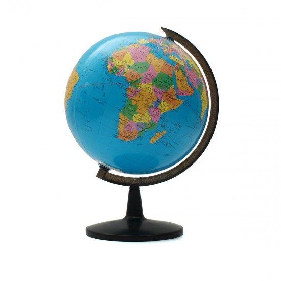 32cm Swivel World Globe Map Desktop Decor Kids Children Educational Earth Teaching Interactive Toys Gift