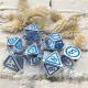 7Pcs/Set Metal Polyhedral Dices Set Role Playing Dungeons and Dragons Bag Bar Party Table Games Dice