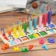 Children's Mathematics Teaching Aid Abacus Computing Frame Blocks Toys