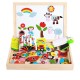 Kids Child Educational Magnetic Box Set with Whiteboard Jigsaw Board Puzzle Toys