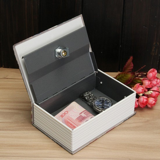 Mini Home Hidden Dictionary Book Safe Cash Jewelry Storage Key Lock Security Box Special Gifts