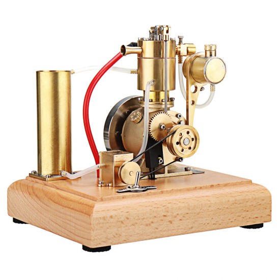 EM4 Gasoline Engine Model Stirling Water-cooled Cooling Structure With A Cooling Water Tank And A Circulating Gear Pump