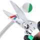 Multifunctional Scissors with safety Lock Stainless Shears Cutting Leather Wire cutters Household scissors