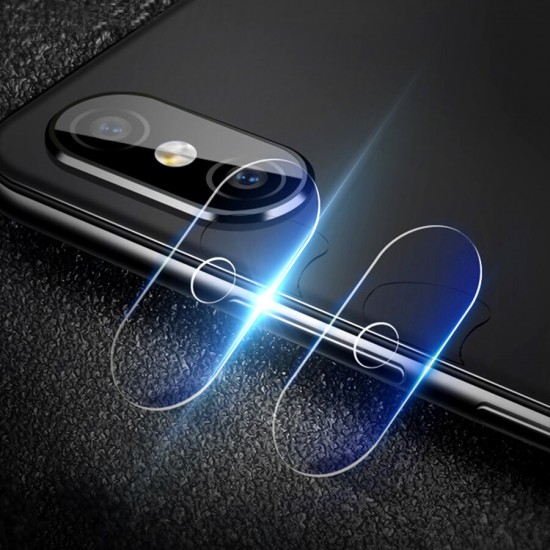 2 PCS Camera Lens Protector Soft Tempered Glass Rear Camera Phone Lens for Xiaomi Redmi Note 5 Non-original