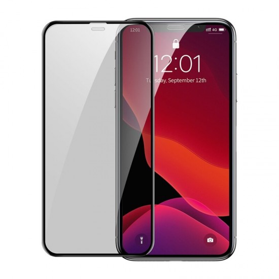 2PCS Anti-peeping Dustproof Curved Edge Tempered Glass Screen Protector For iPhone X/iPhone XS/iPhone 11 Pro 5.8 Inch