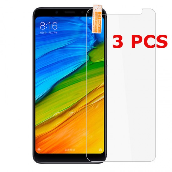 3 PCS Anti-Explosion Tempered Glass Screen Protector For Xiaomi Redmi Note 5 Global Version Non-original