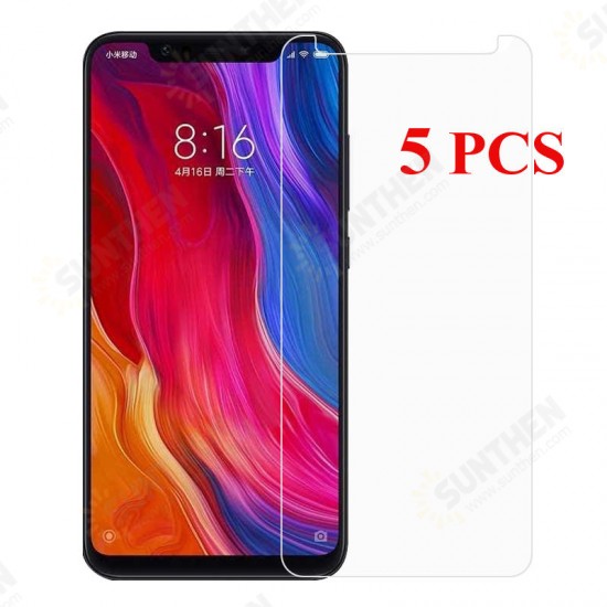 5 PCS Anti-Explosion Tempered Glass Screen Protector For Xiaomi Mi 8 / Mi 8 Explorer Edition / Mi 8 Pro Non-original