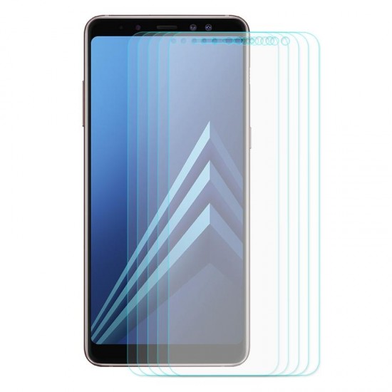 5 Packs 0.26mm 2.5D Curved Edge Tempered Glass Screen Protector For Samsung Galaxy A8 2018