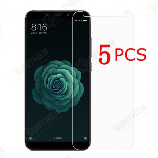 5PCS Anti-Explosion Tempered Glass Screen Protector For Xiaomi Mi A2 / Xiaomi Mi 6X Non-original