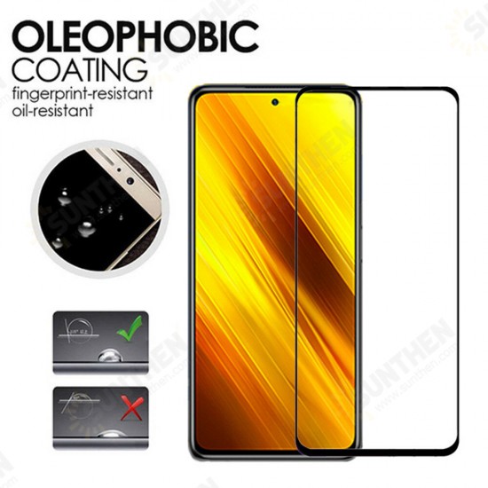 For POCO X3 NFC / for POCO X3 PRO Flim 1Pc/2Pcs/3Pcs/5Pcs 9H Anti-Explosion Anti-Fingerprint Full Coverage Full Glue Tempered Glass Screen Protector