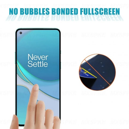 1/2/3/5PCS for OnePlus 9R Front Film 9H Anti-Explosion Anti-Fingerprint Full Glue Full Coverage Tempered Glass Screen Protector