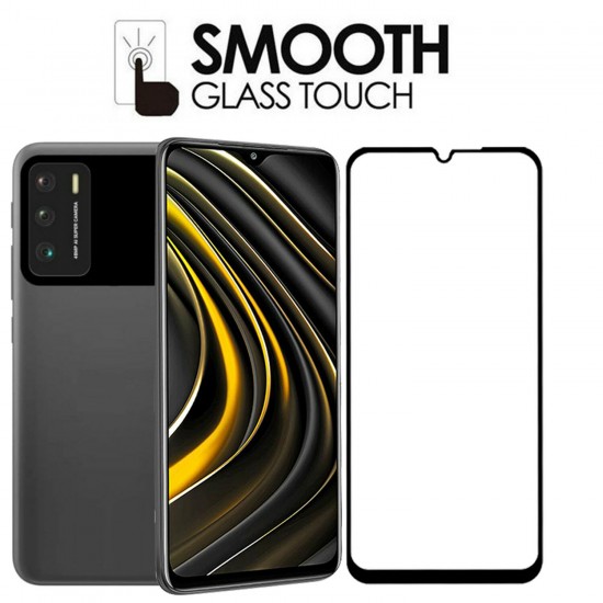 1/2/3/5Pcs for POCO M3 / Redmi 9T Film 9H Anti-Explosion Anti-Fingerprint Full Glue Full Coverage Tempered Glass Screen Protector