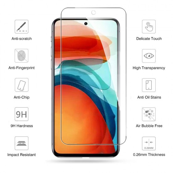 1/2/3/5Pcs for POCO X3 GT Front Film 9H Anti-Explosion Anti-Fingerprint Full Glue Full Coverage Tempered Glass Screen Protector