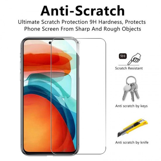 1/2/3/5Pcs for POCO X3 GT Front Film 9H Anti-Explosion Anti-Fingerprint Full Glue Full Coverage Tempered Glass Screen Protector