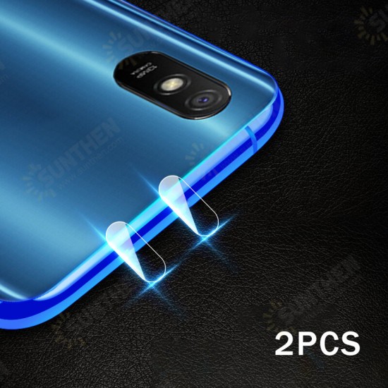 2Pcs HD Clear Ultra-thin Anti-scratch Soft Tempered Glass Phone Lens Protector for Xiaomi Redmi 9A Non-original