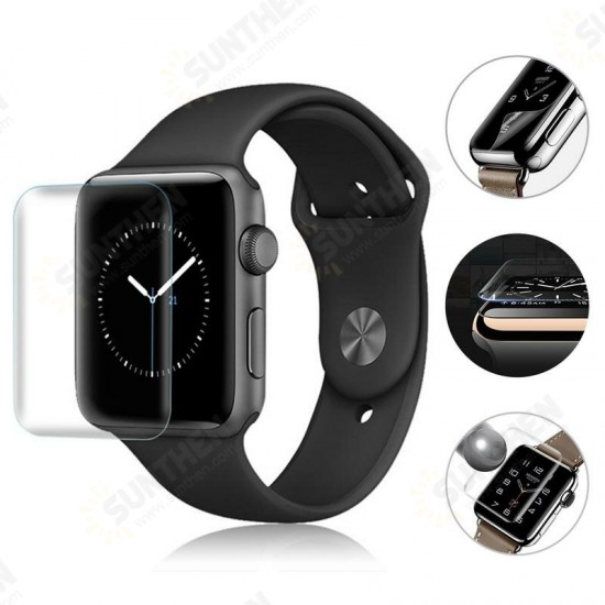 3D Curved Clear HD Hydrogel TPU Watch Screen Protector For Apple Watch Series 4 40mm/44mm