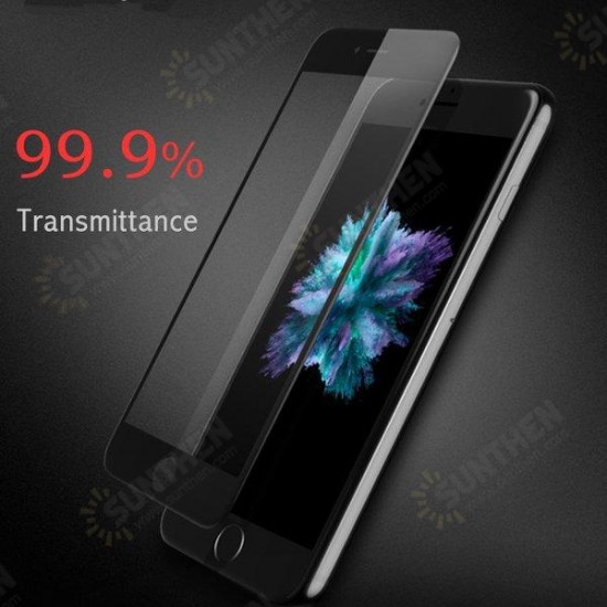 3D Soft Edge Carbon Fiber Tempered Glass Screen Protector For iPhone 7